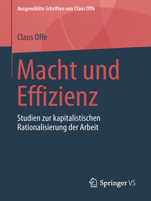cover image of Macht und Effizienz